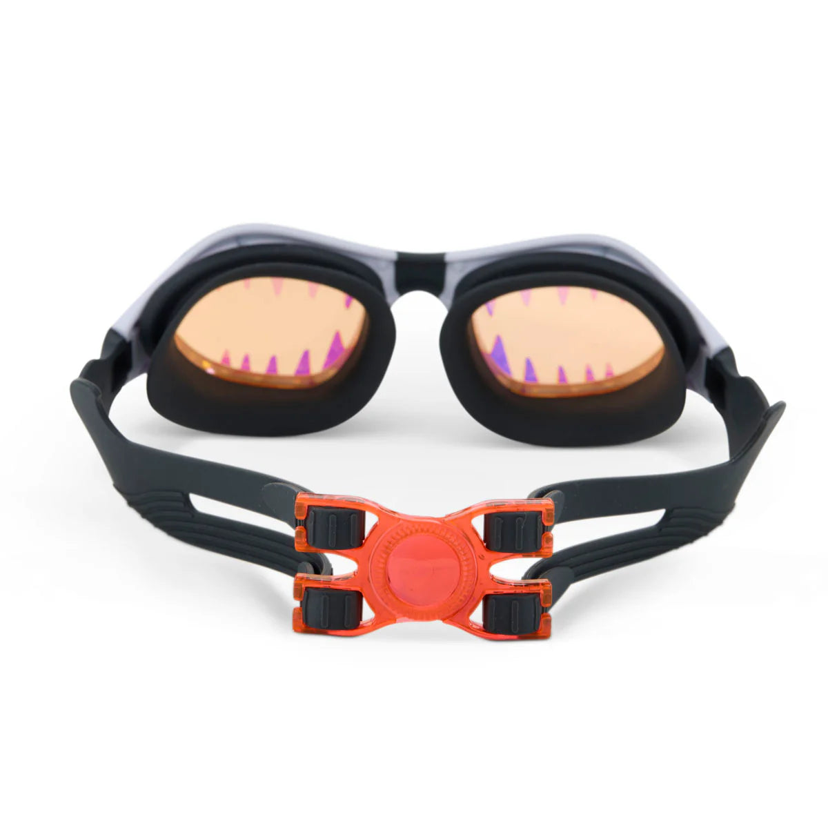 Great Bite White Megamouth Kid's Swim Goggles - Bling2o