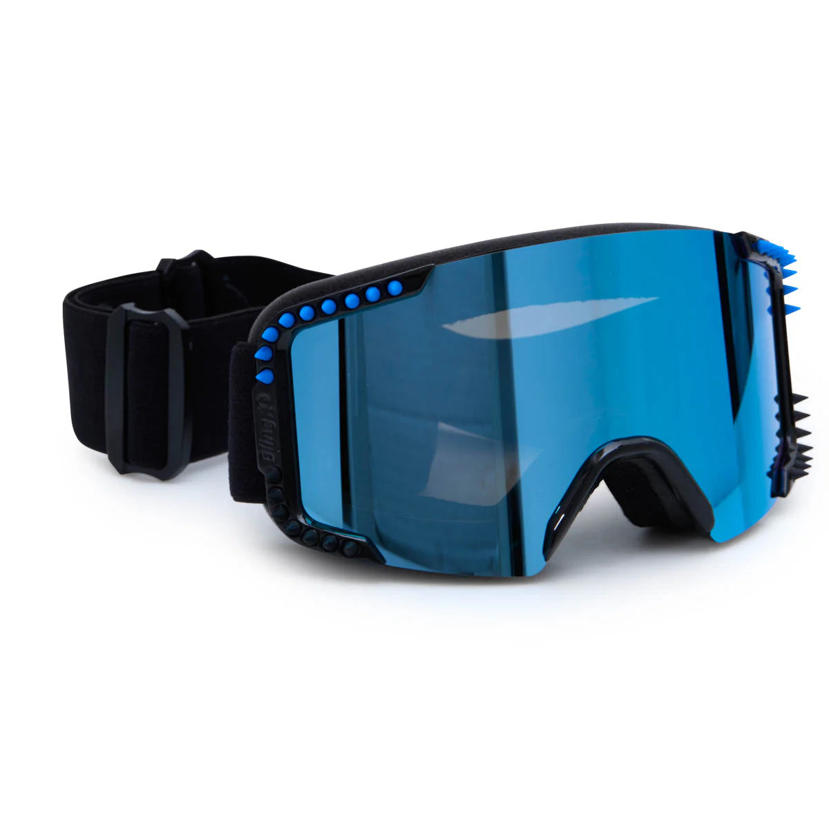 Blue Lustrous Frost Kid's Ski Goggles - Bling2o