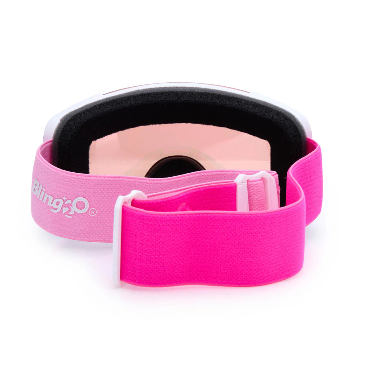 Pink Lustrous Frost Kid's Ski Goggles - Bling2o