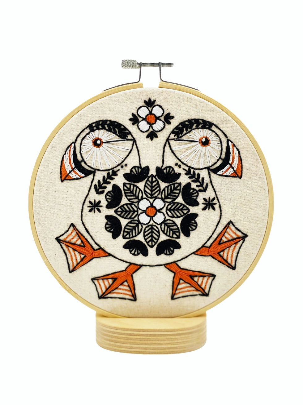 Puffin Embroidery Kit - Hook, Line & Tinker