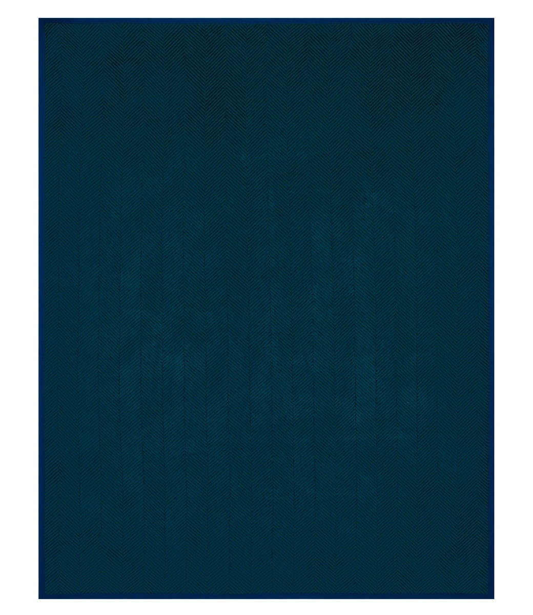 Harborview Herringbone Blue Spruce Blanket - ChappyWrap