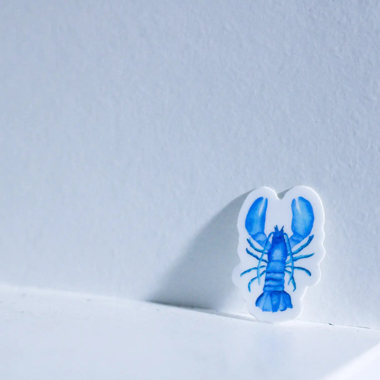 Mini Blue Lobster Sticker - S&D | Maine Made Stickers