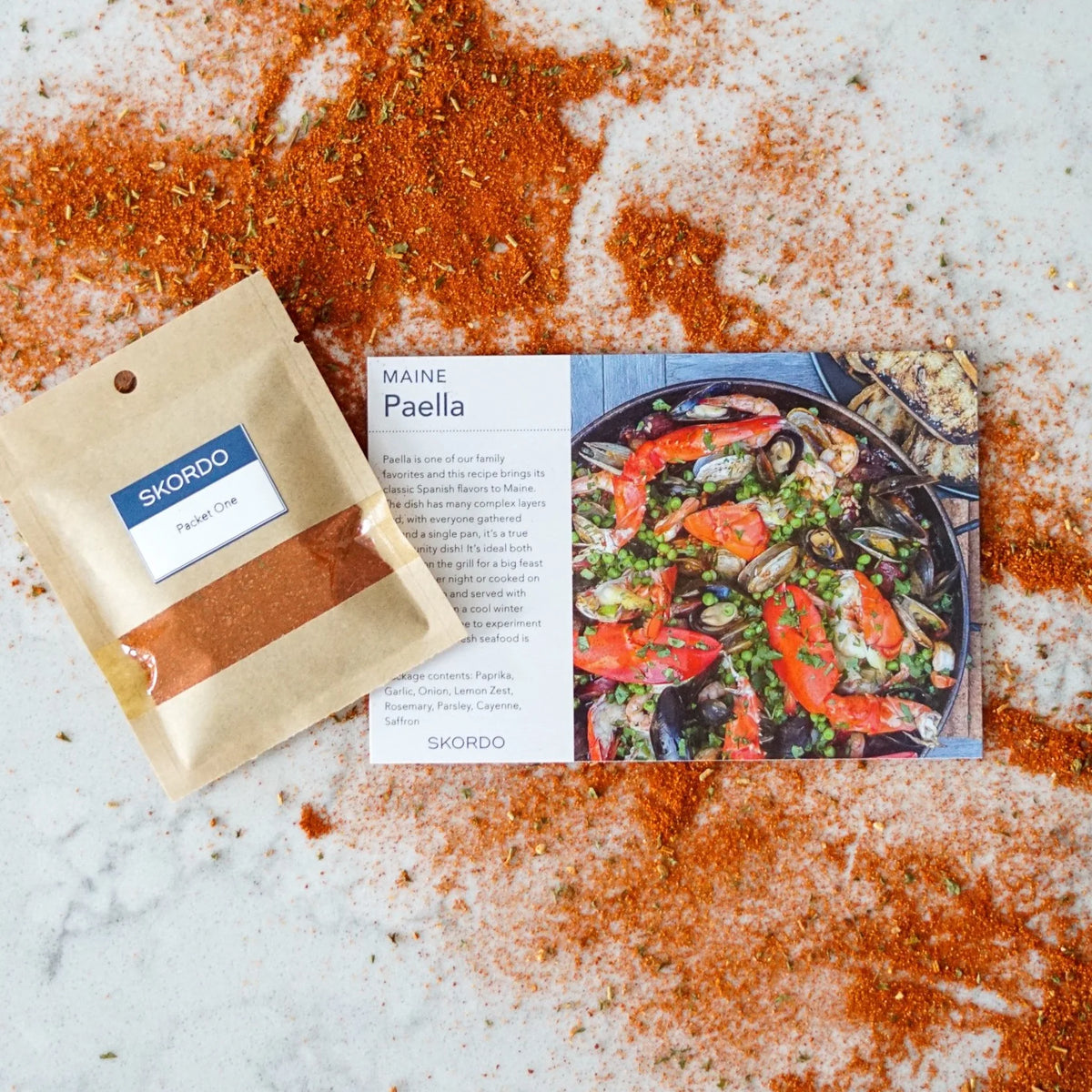 Maine Paella Recipe Kit - SKORDO