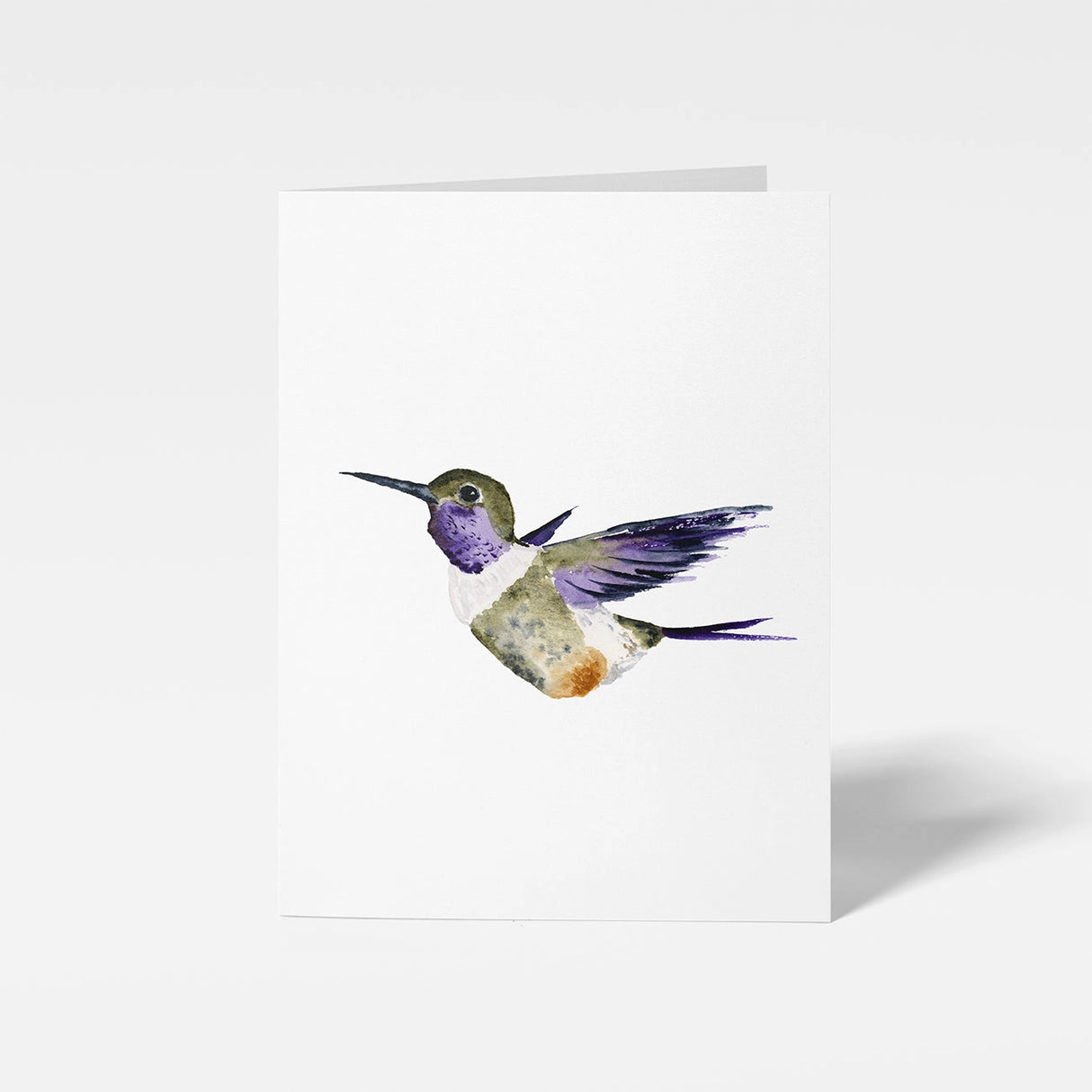 Hummingbird Mini Note Card - Finding Silver Pennies