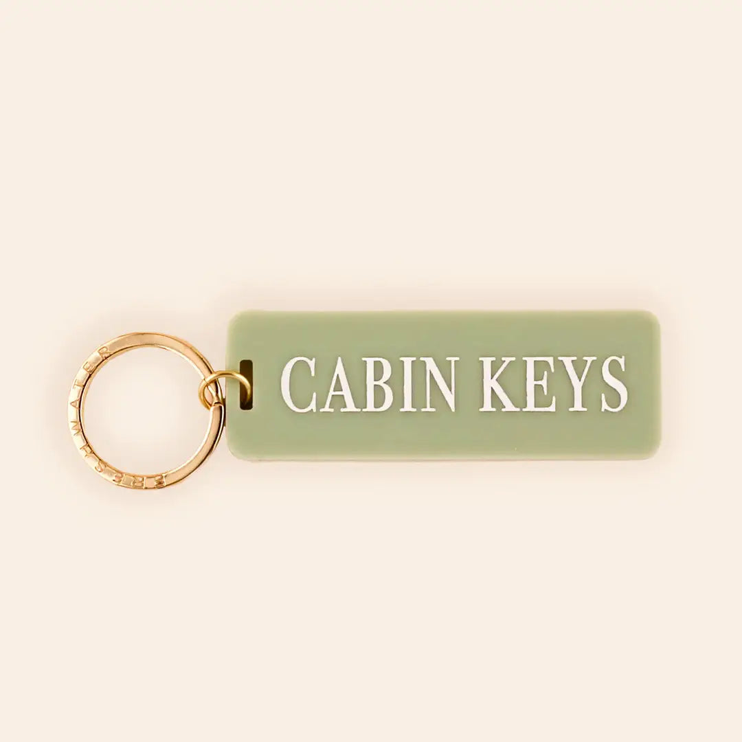 Cabin Keys Keychain - Freshwater Curated Goods