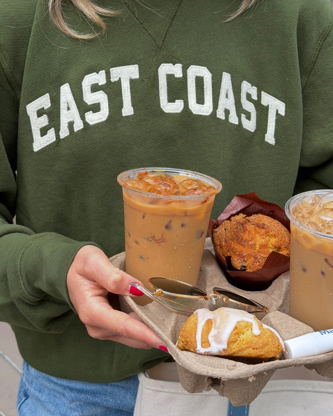 The Woods Maine® x Boathouse French Terry EAST COAST Crewneck | MADE IN THE USA