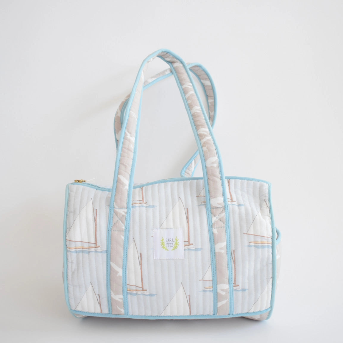 Sailboat Cotton Purse - Sara Fitz