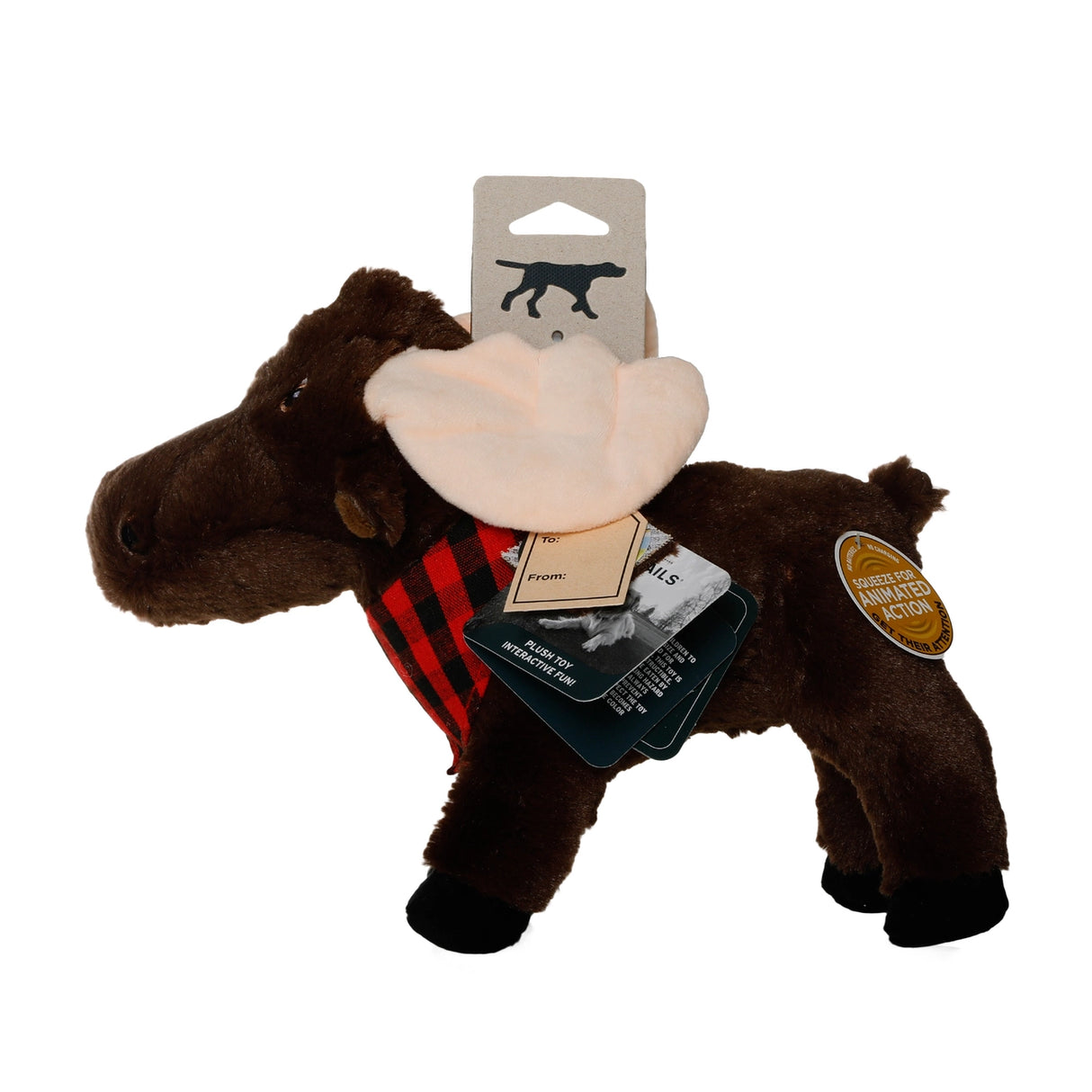 Animated Moose Dog Toy - Tall Tails