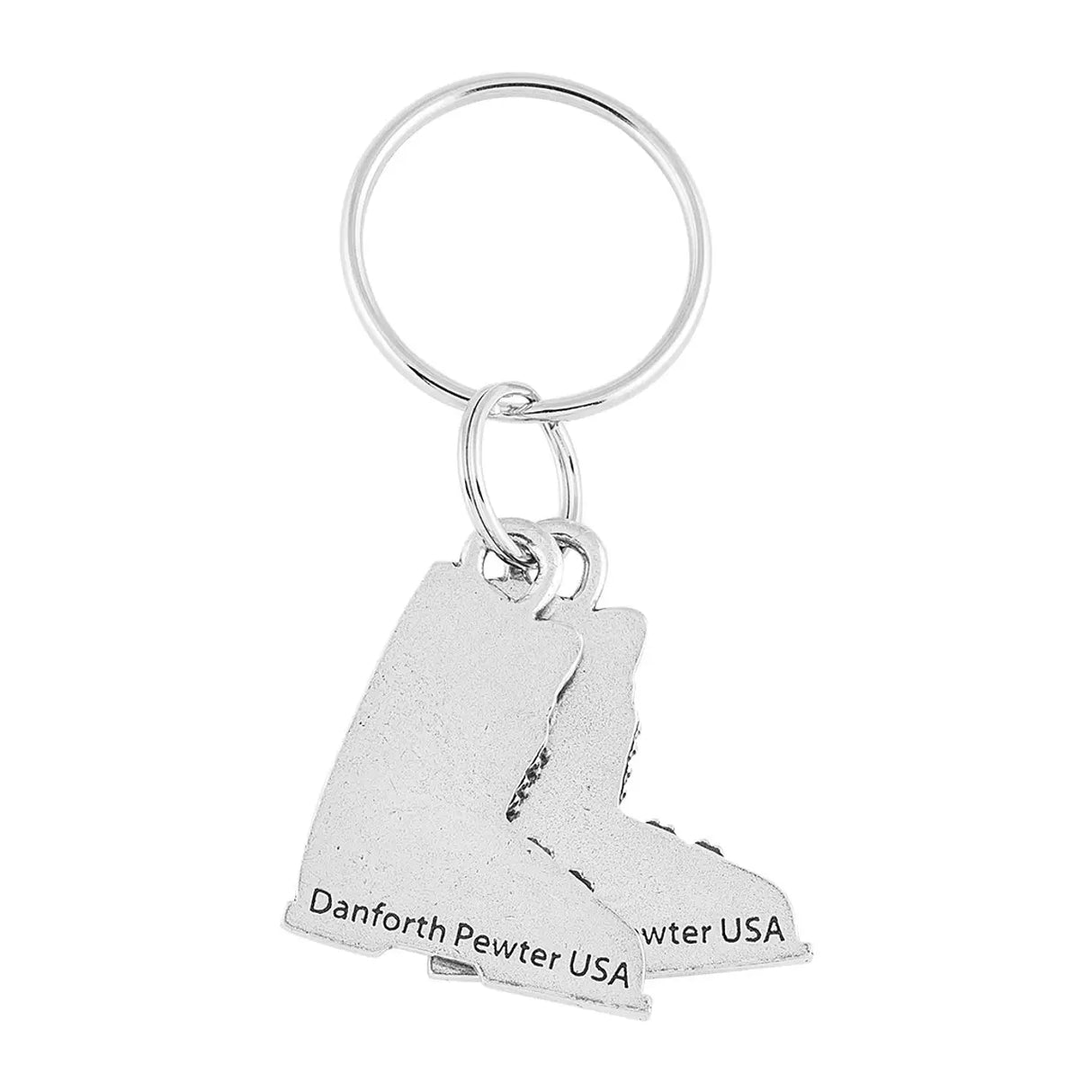 Ski Boots Keyring - Danforth Pewter