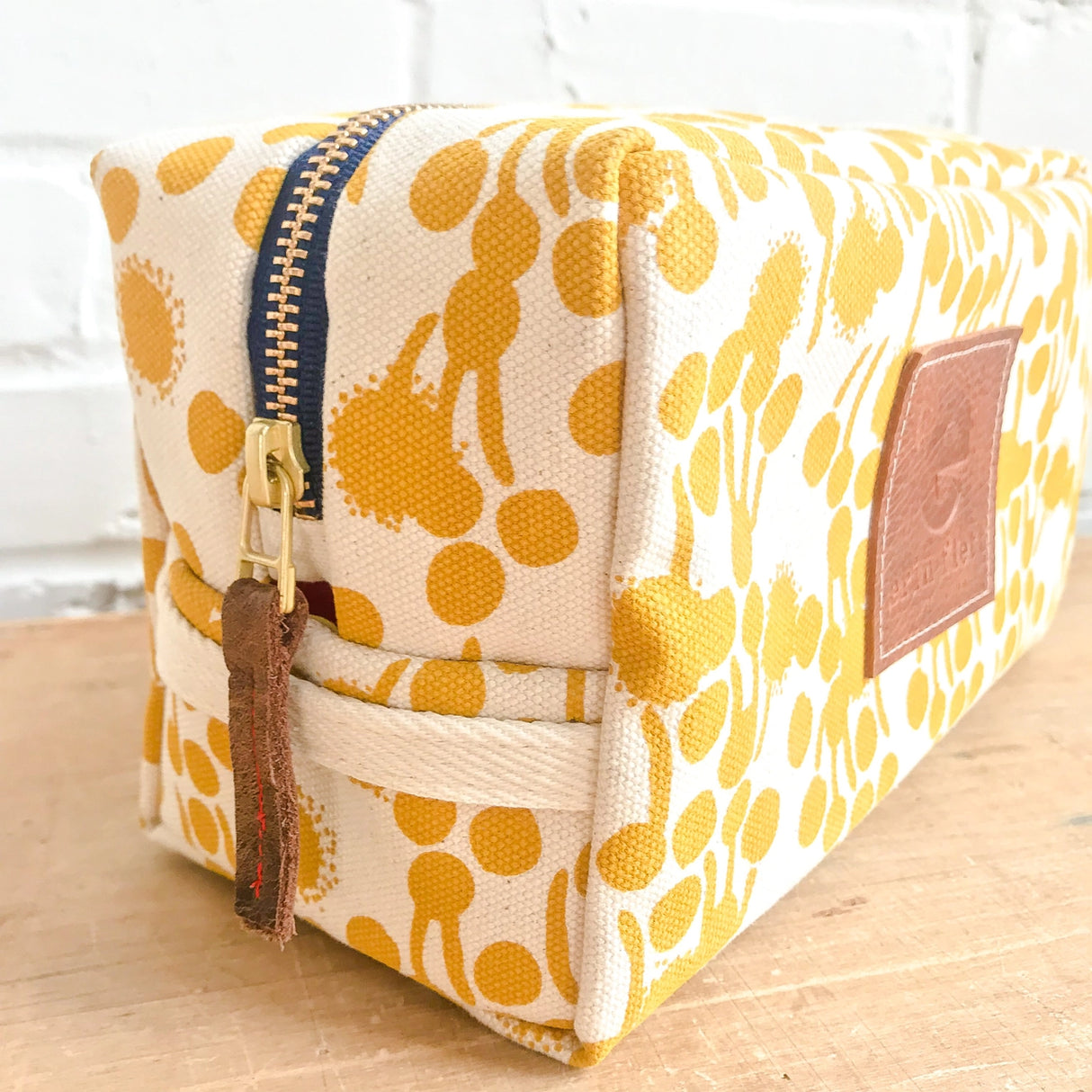 Gold Berries Toiletry Bag - Erin Flett | MADE IN MAINE