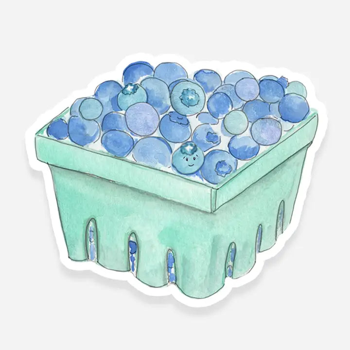 Maine Blueberry Pint Sticker - Emmy + Olly