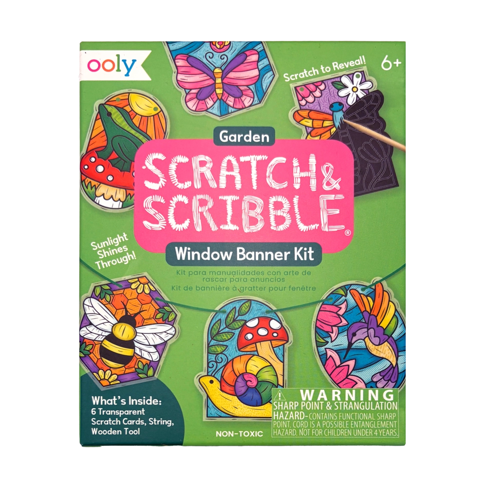 Garden Mini Scratch & Scribble - Ooly