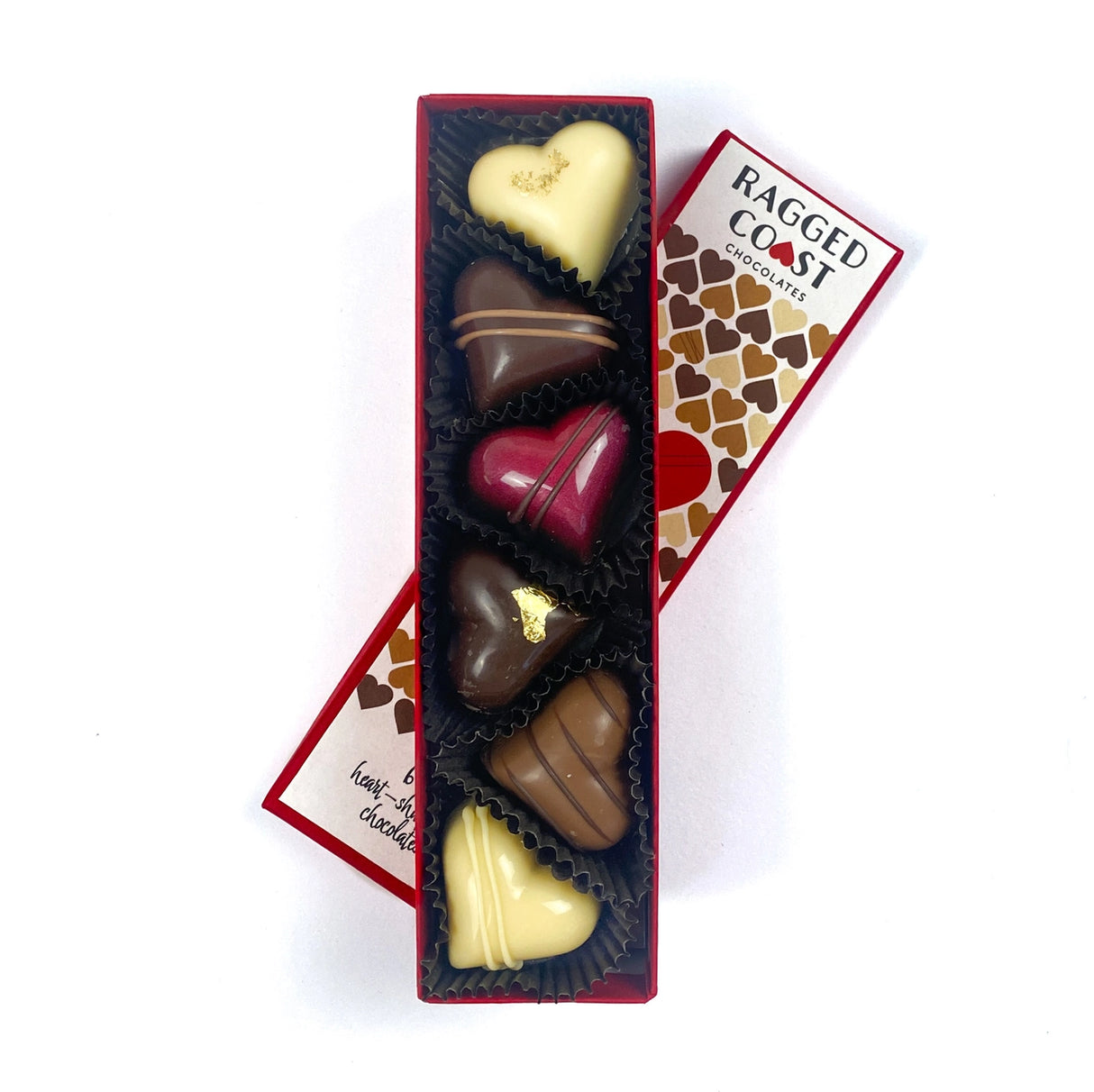 Valentine's Day "You're All Heart" Chocolate Truffles - Ragged Coast Chocolate