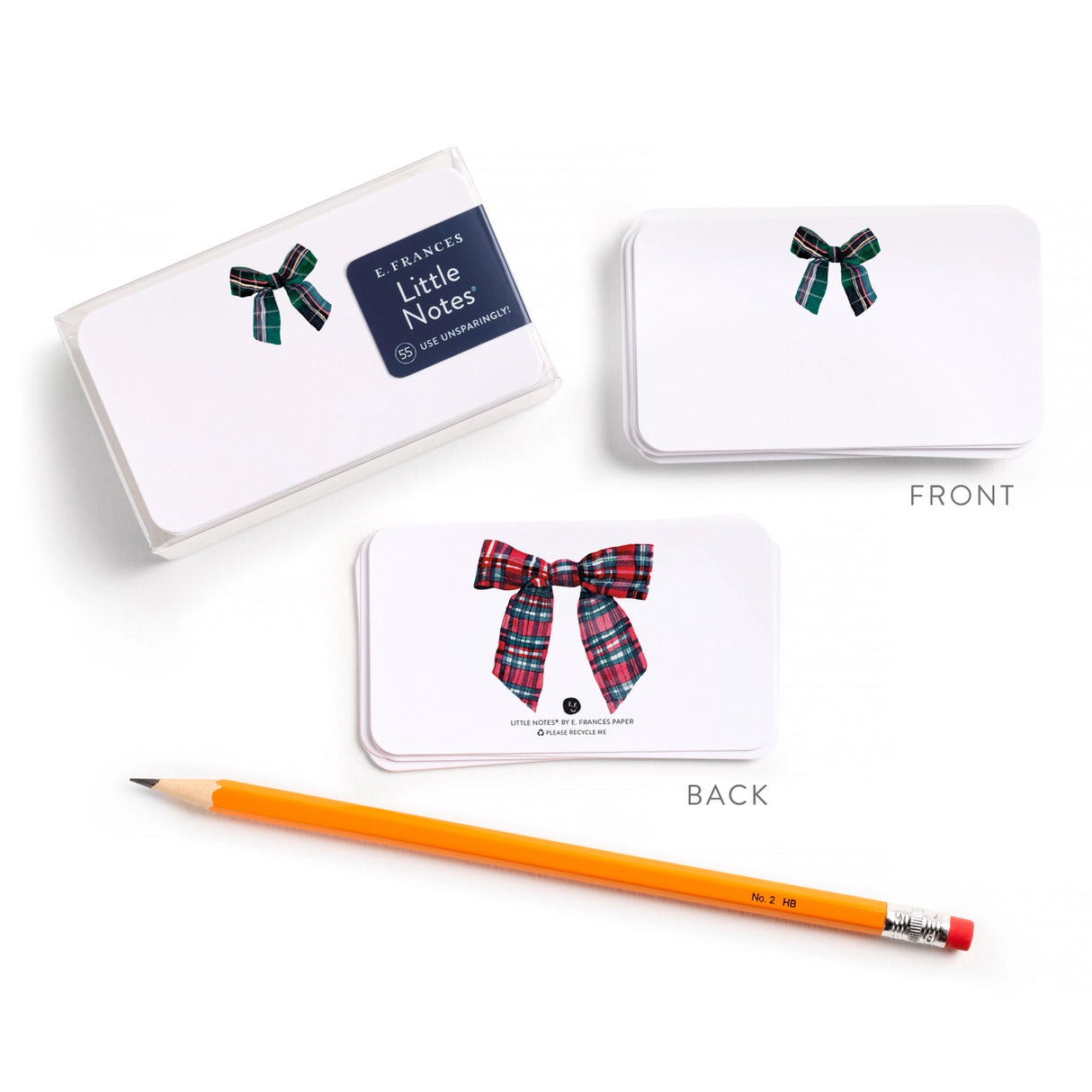 Plaid Bow Little Notes® - E. Frances Paper