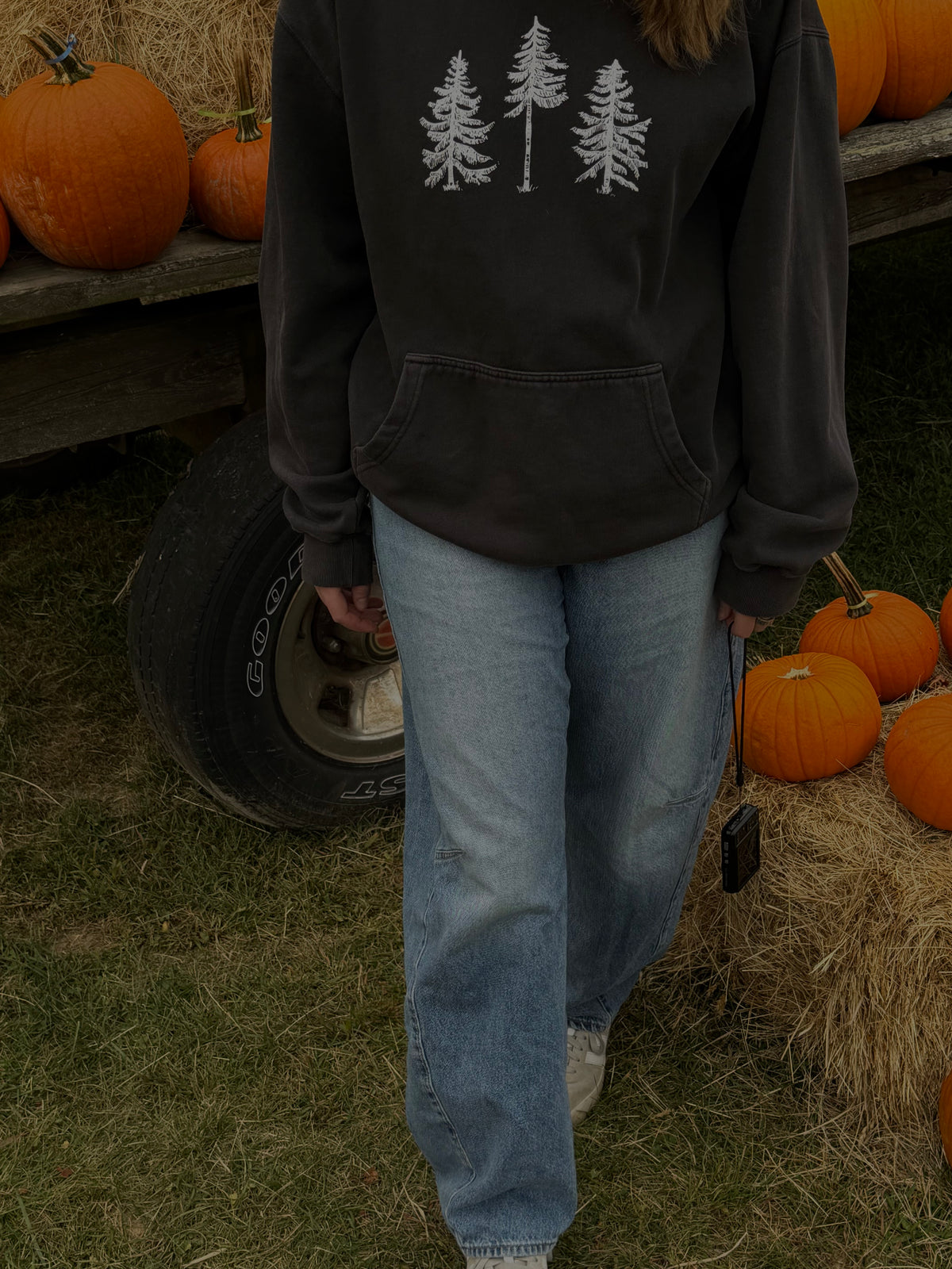 Three Pines® Midweight Relaxed Fit Hooded Maine Sweatshirt ( 2 colors available)