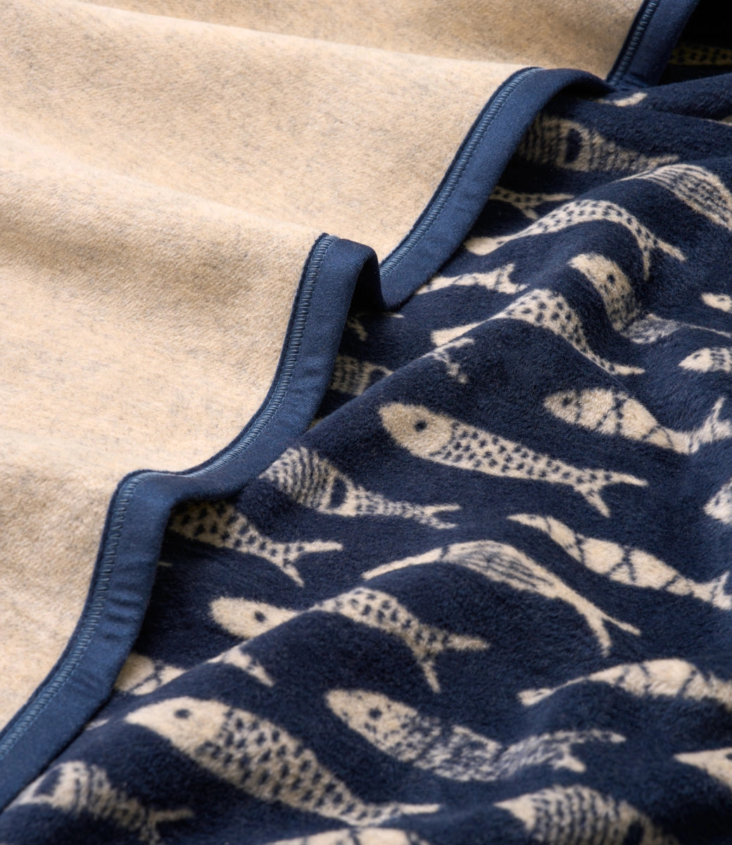 Herring Run Navy Original Blanket - Chappy Wrap