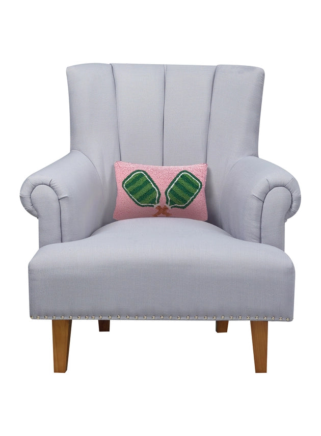 Green Pickleball Hook Pillow - Peking Handicraft