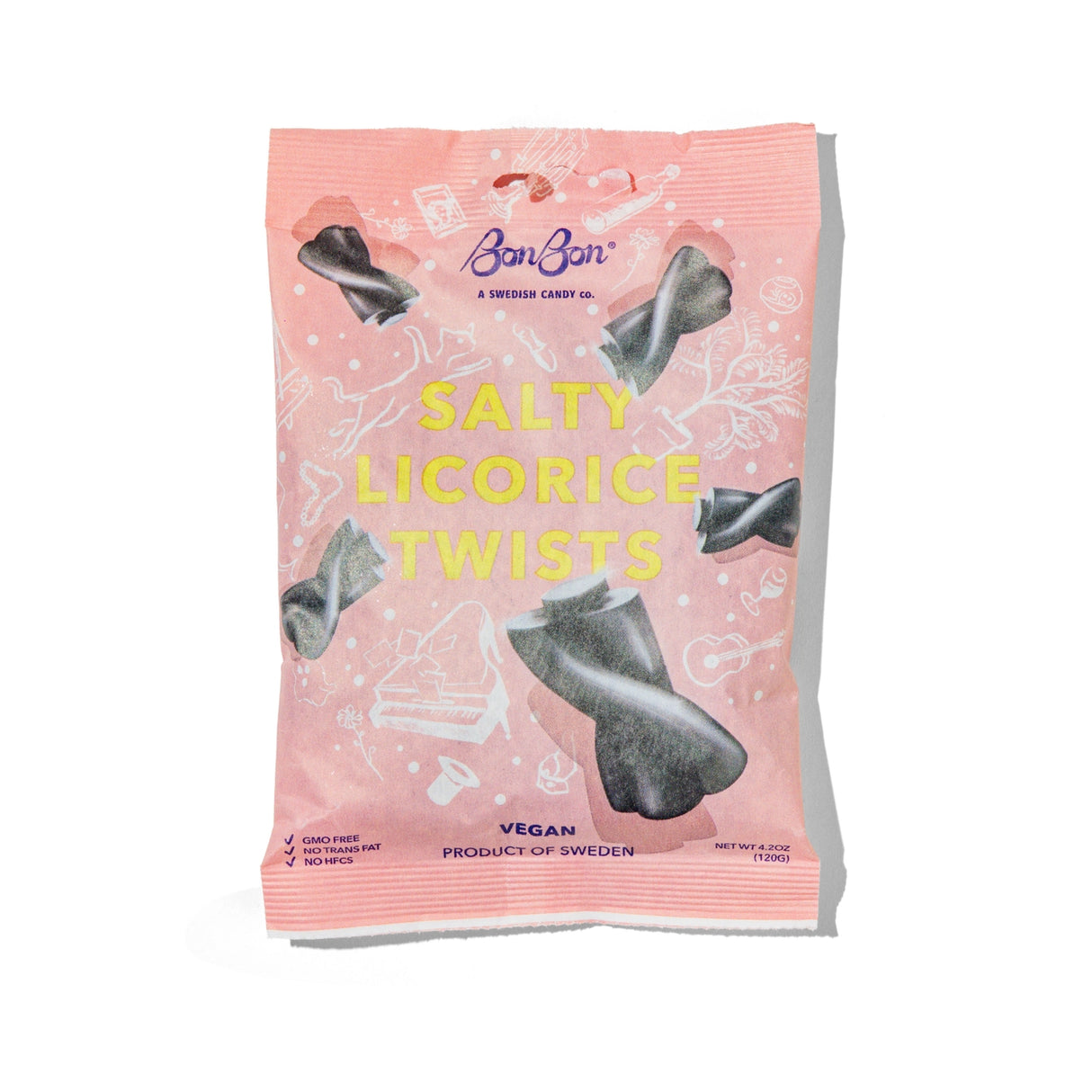 Licorice Twist Swedish Fish Candy - BonBon