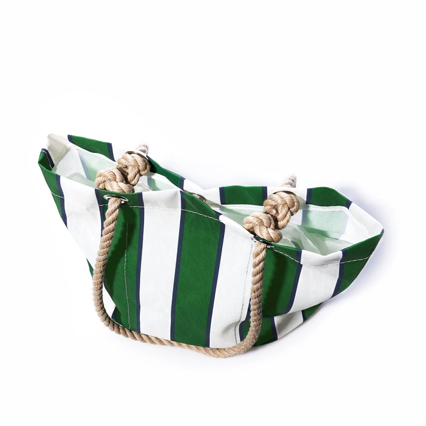 Preppy Stripe Essential Handbag - Sea Bags Maine