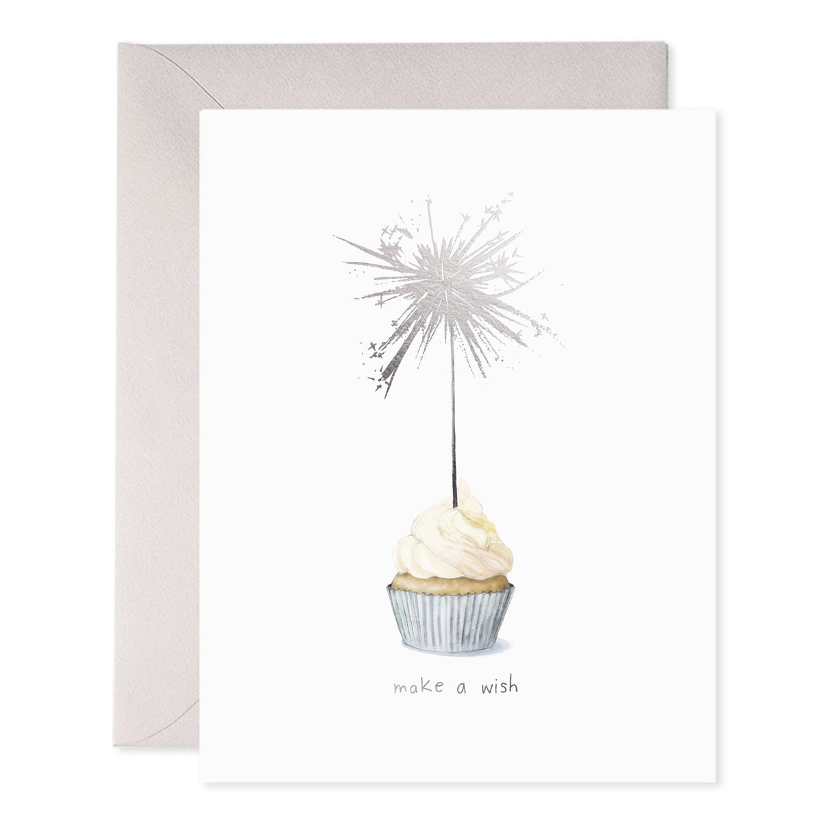 Sparkler Make a Wish Birthday Card - E. Frances Paper