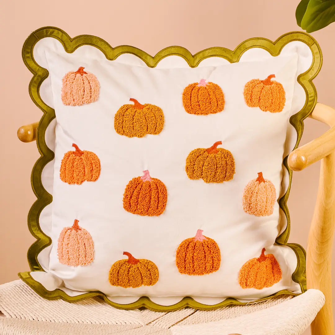 Pumpkin Patch Square Pillow - The Darling Effect