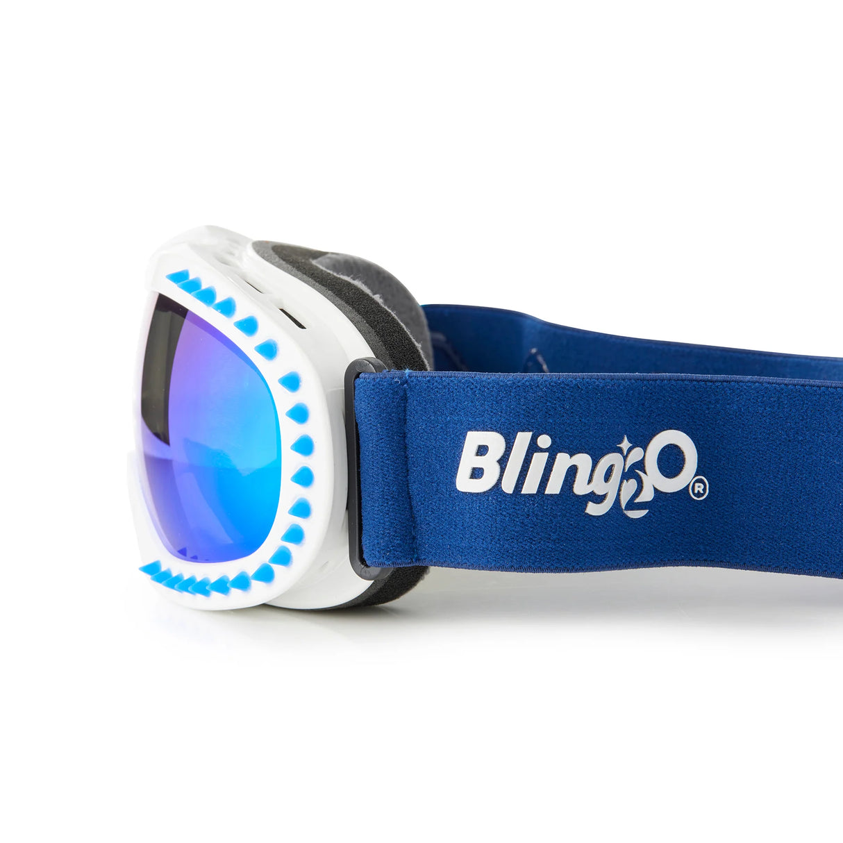 Icicle in White Kids' Ski Goggles - Bling2o