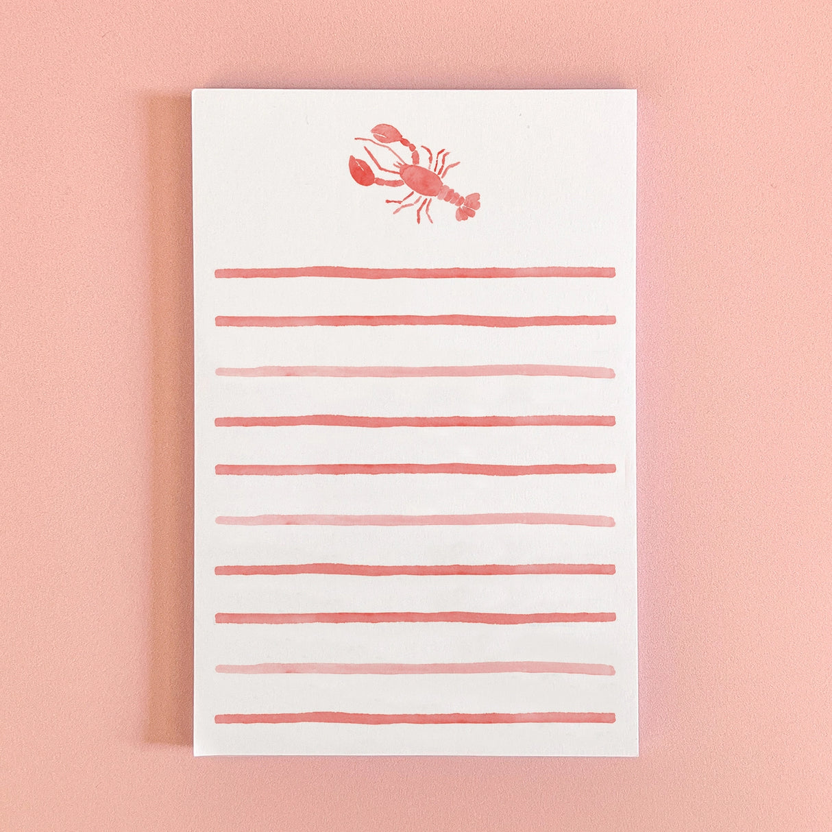 Maine Lobster Watercolor Notepad - Gert & Co