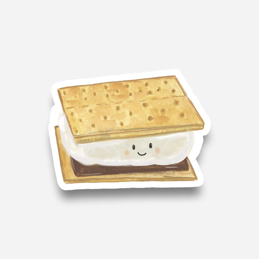 Happy S'more Sticker - Emmy + Olly