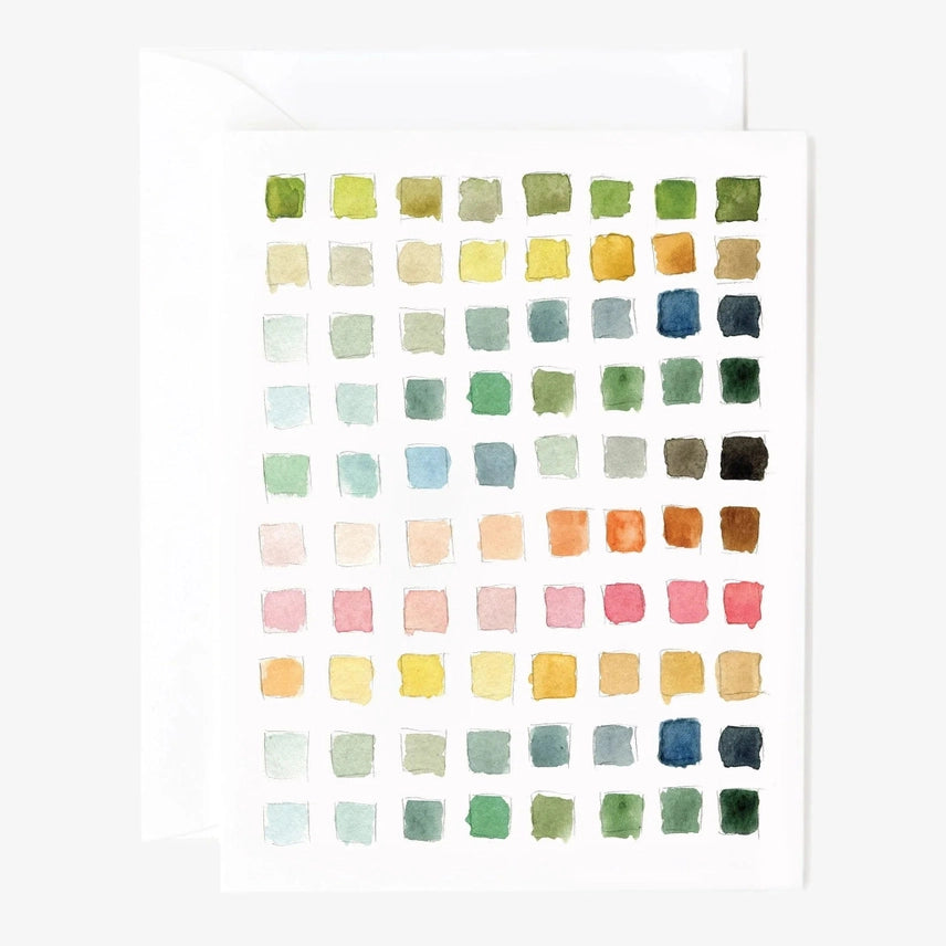 Paint Swatch Notecard Set of 8 - emily lex studio