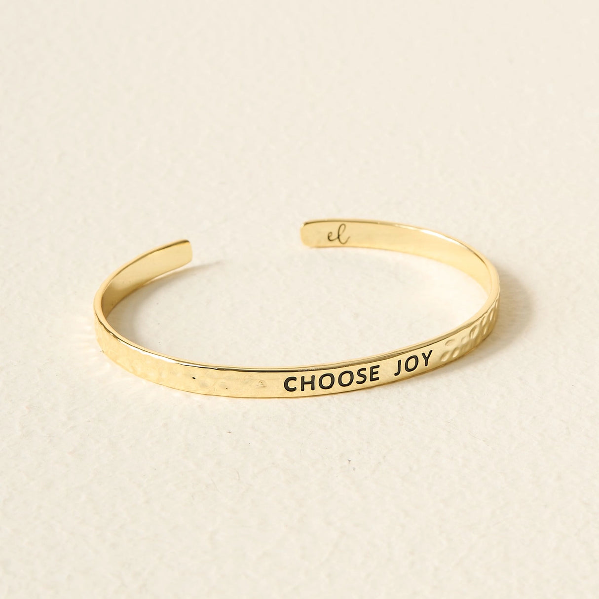 Choose Joy Little Reminder Gold Bracelet - The Darling Effect