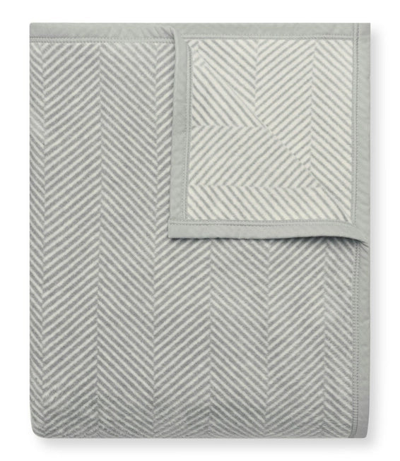 Harborview Herringbone Light Grey Original Blanket - Chappy Wrap