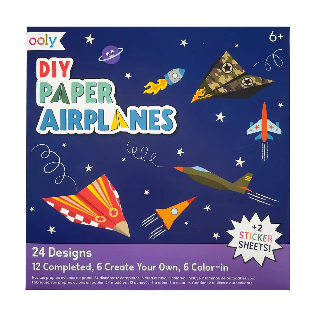 DIY Paper Airplanes- Ooly