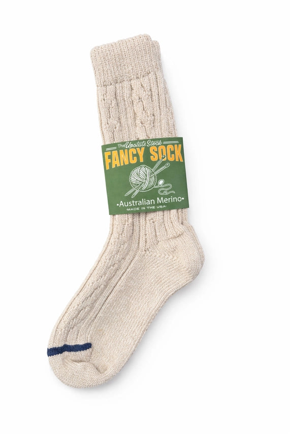 The Merino Fancy Light Hemp Sock - Upstate Stock | MADE IN THE USA