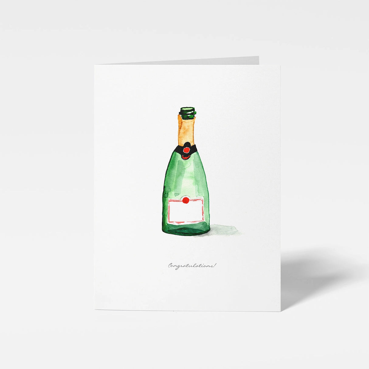 Champagne Mini Note Card - Finding Silver Pennies
