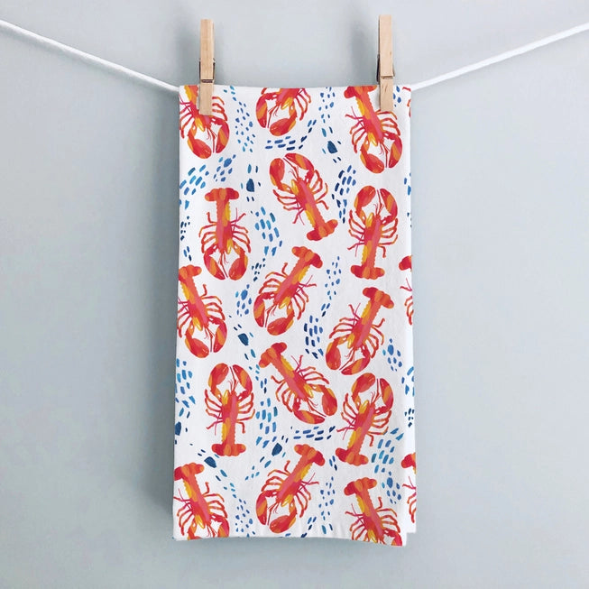 Maine Lobster Kitchen Tea Towel - Gert & Co | Gifts from Maine