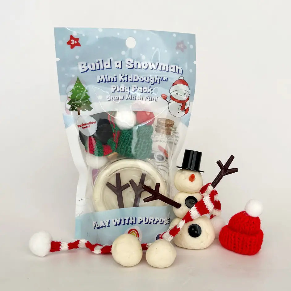 Build A Snowman Mini Kiddough - Earth Grown KidDoughs