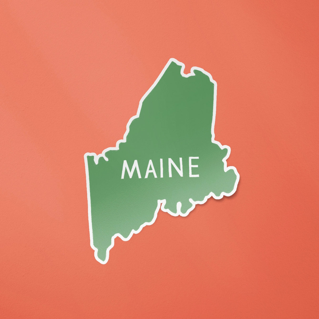 Maine State Silhouette Sticker - Little Something Co.