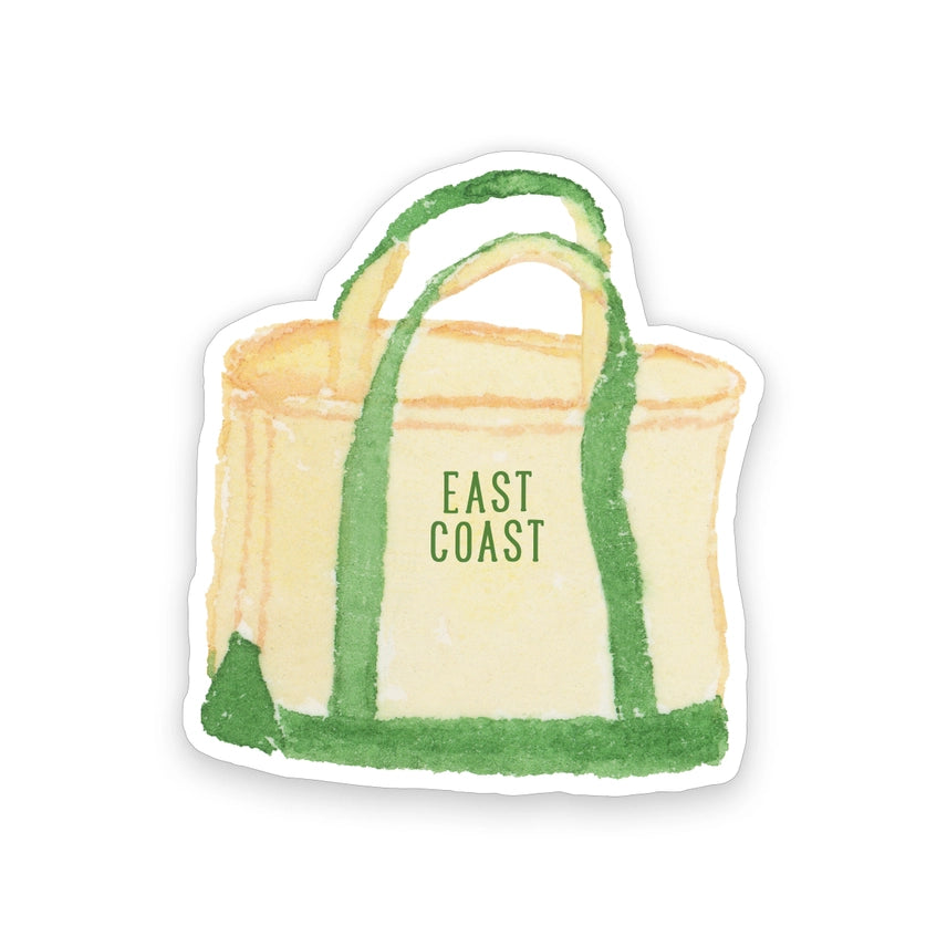 East Coast Tote Bag Sticker - Gert & Co