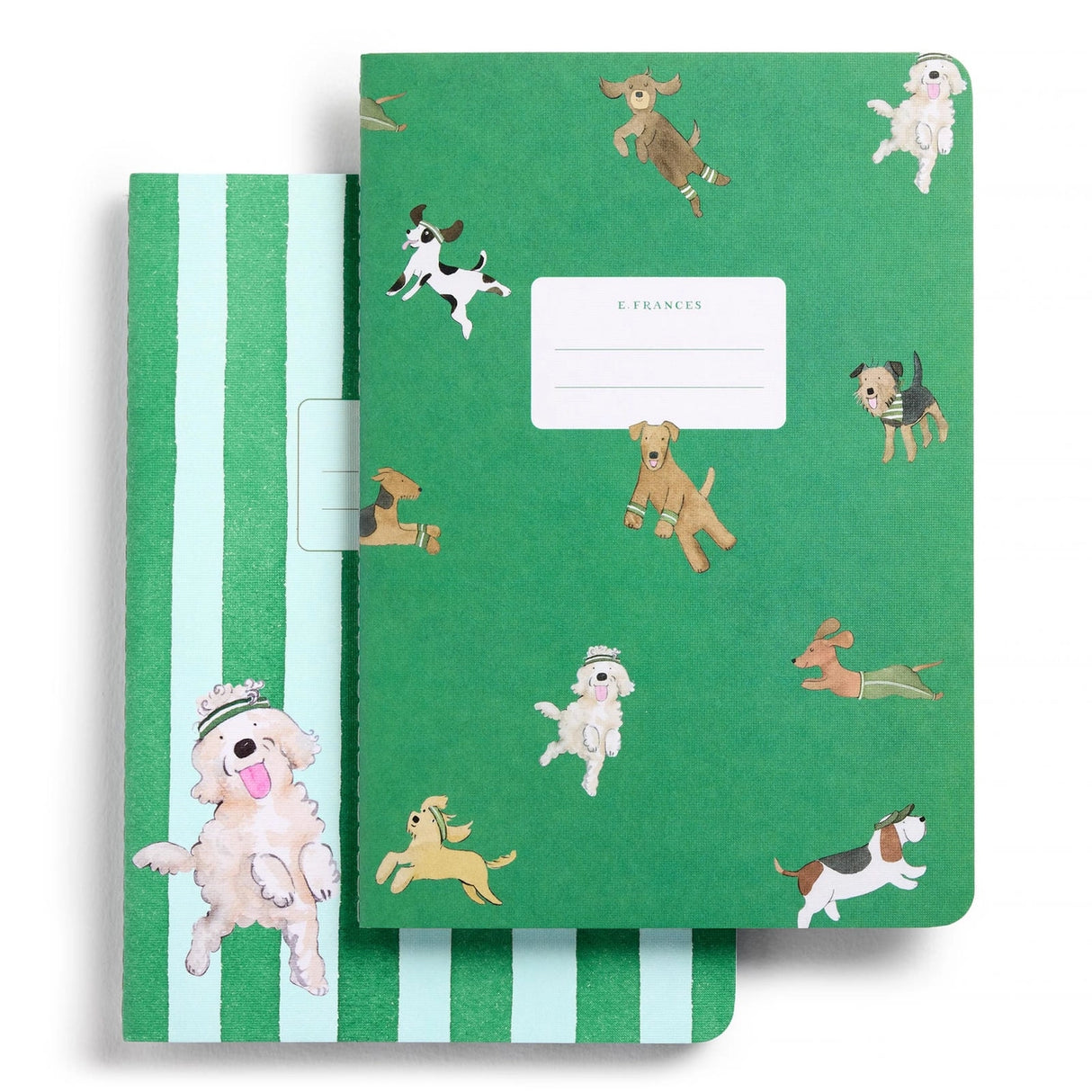 Off Leash Set of Two Stitched Notebooks - E. Frances Paper