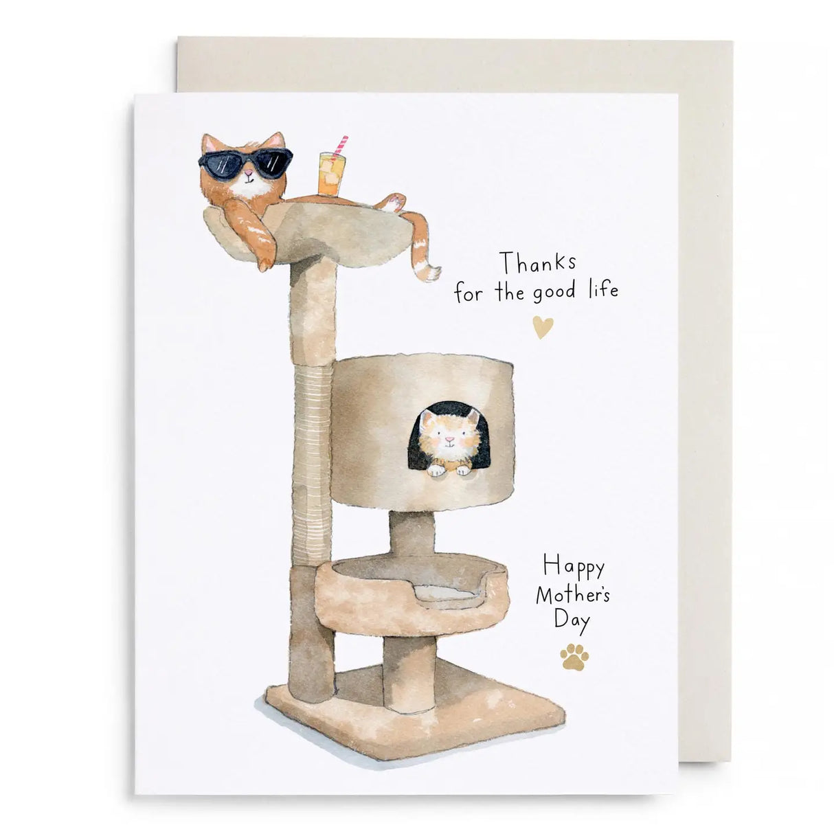 Cat Condo Mom Greeting Card - E. Frances Paper