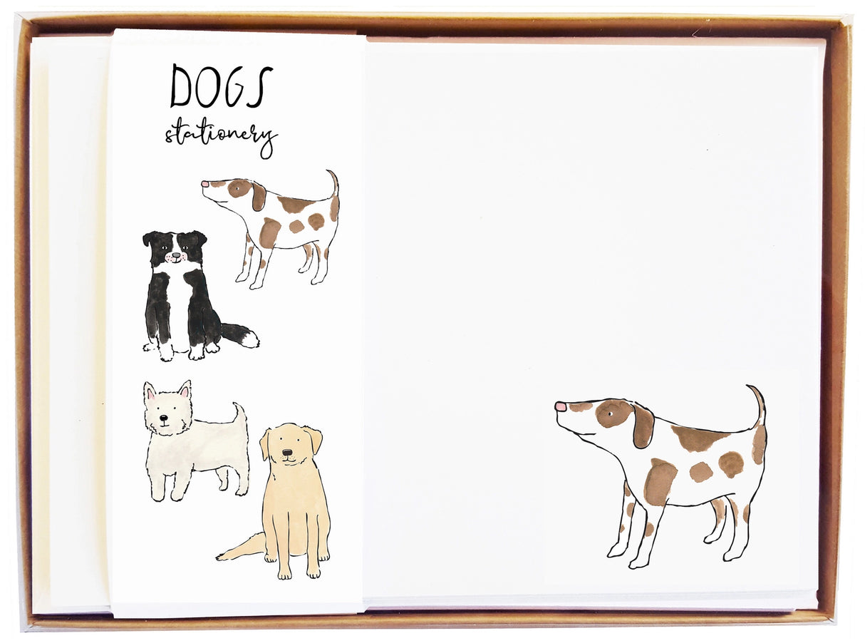 Dogs Stationery Box Set of 12 - mollyOcards