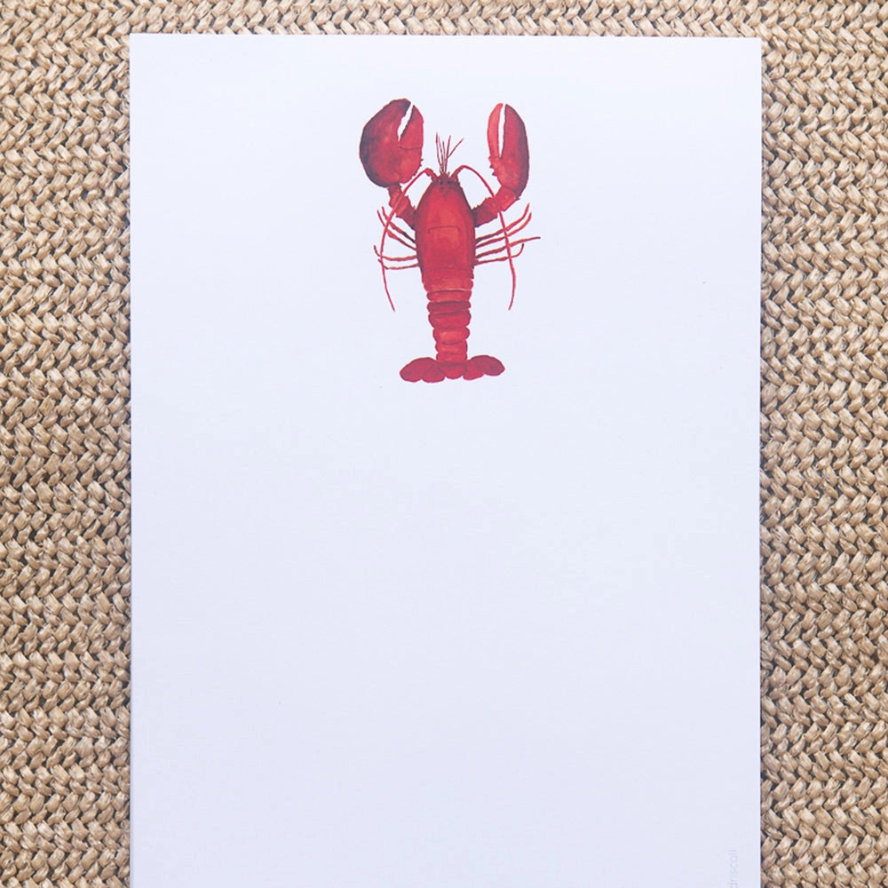 Lobster Notepad - Finding Silver Pennies