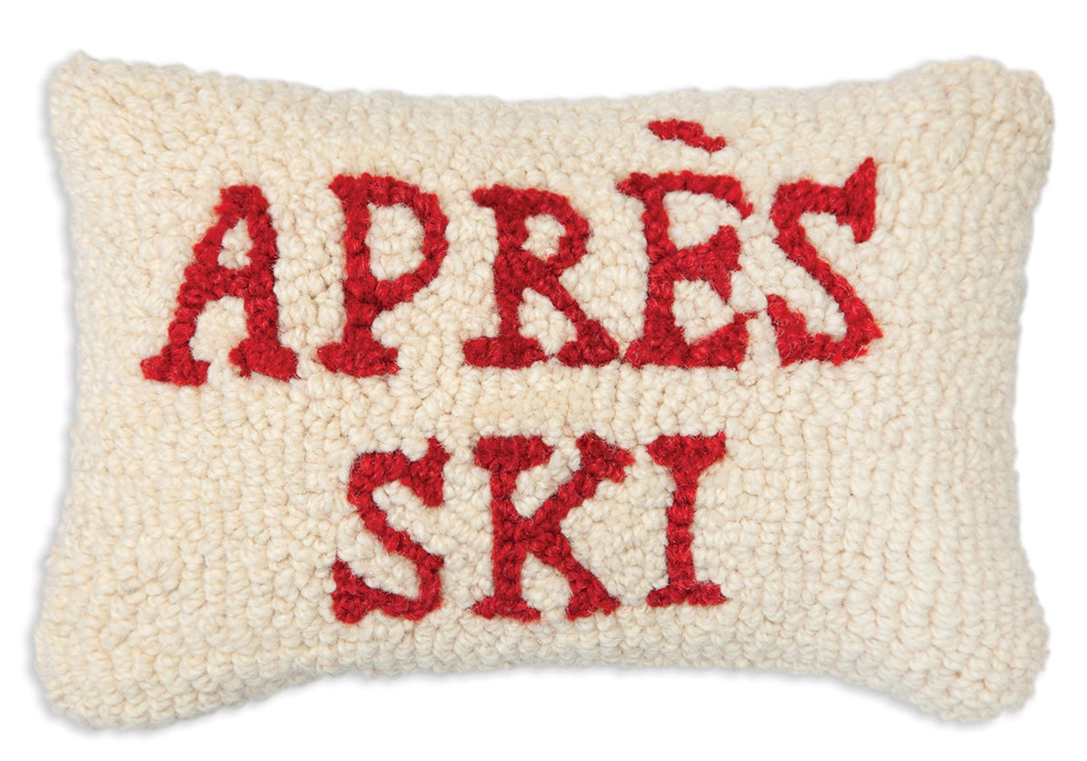 Apres Ski 8x12 Hand-Hooked Wool Pillow - Chandler 4 Corners