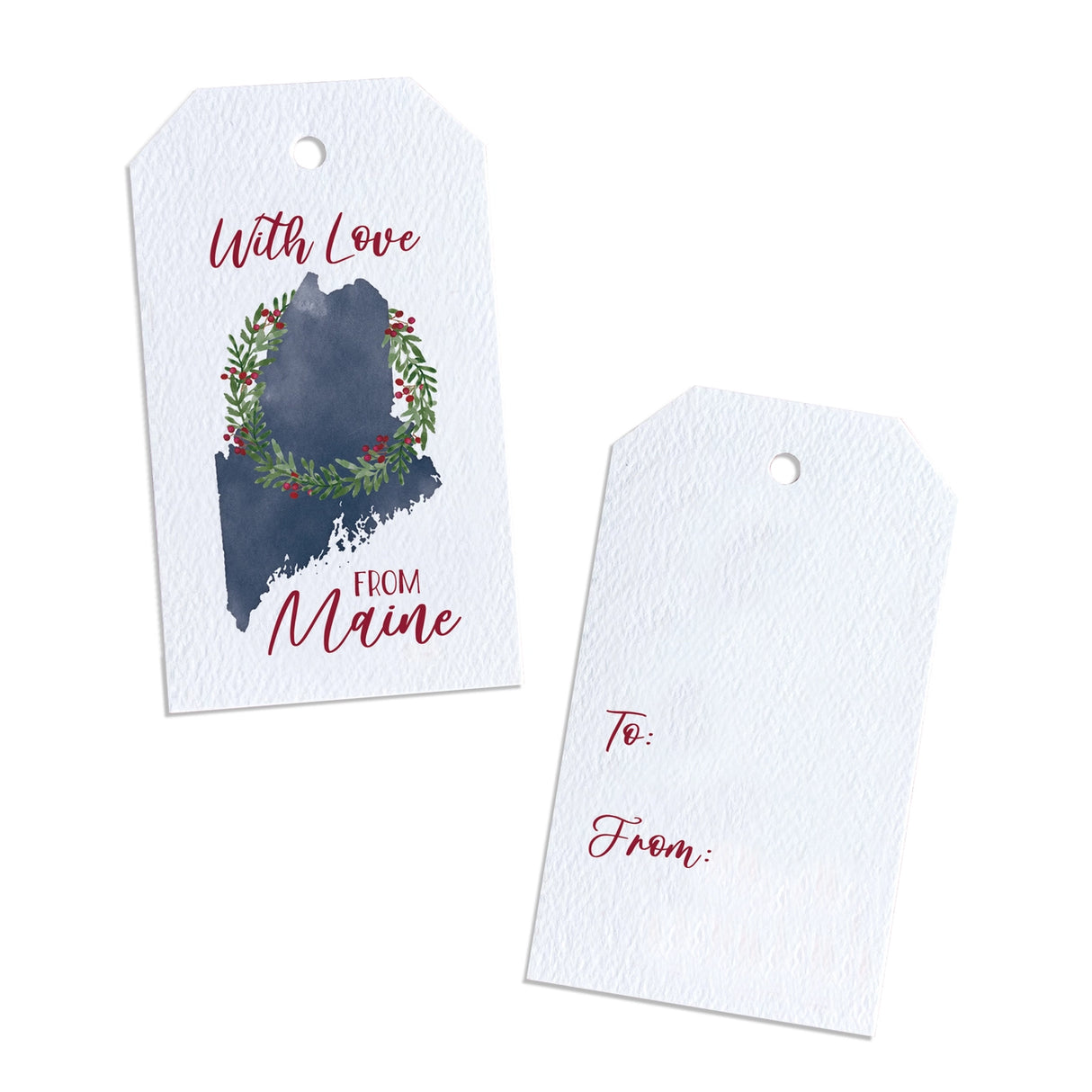 With Love from Maine Holiday Gift Tags - Gert & Co