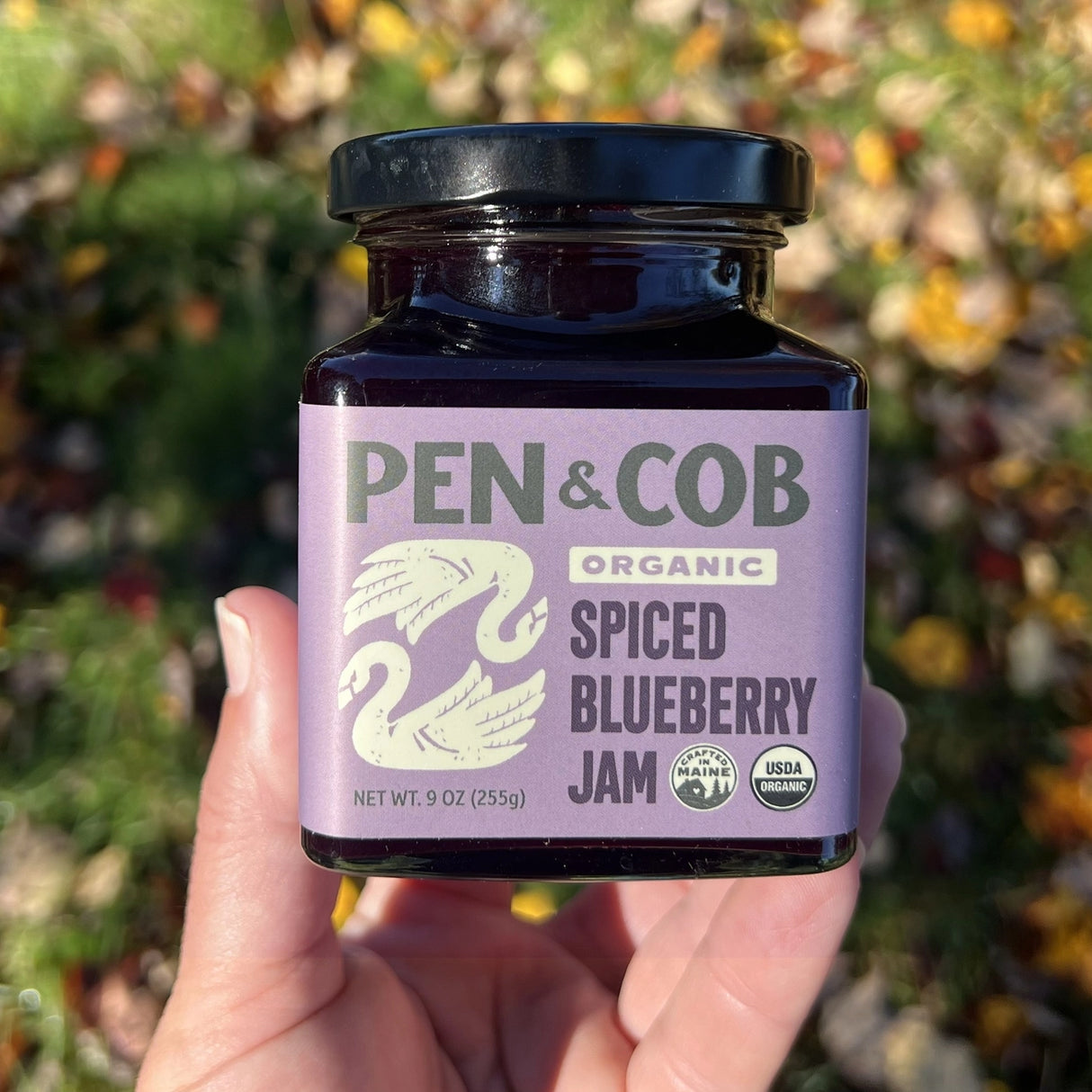 Organic Spiced Wild Blueberry Jam - Pen & Cob Farm | MADE IN MAINE