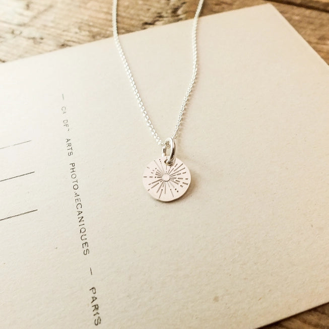 Be the Light Silver Necklace - Becoming Jewelry - The Woods Maine