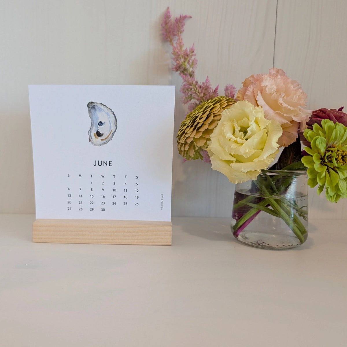 2027 Watercolor Desk Calendar - Finding Silver Pennies