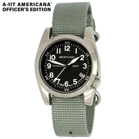 A-11T Americana Officers Edition Watch - MH Bertucci | MADE IN THE USA - The Woods Maine