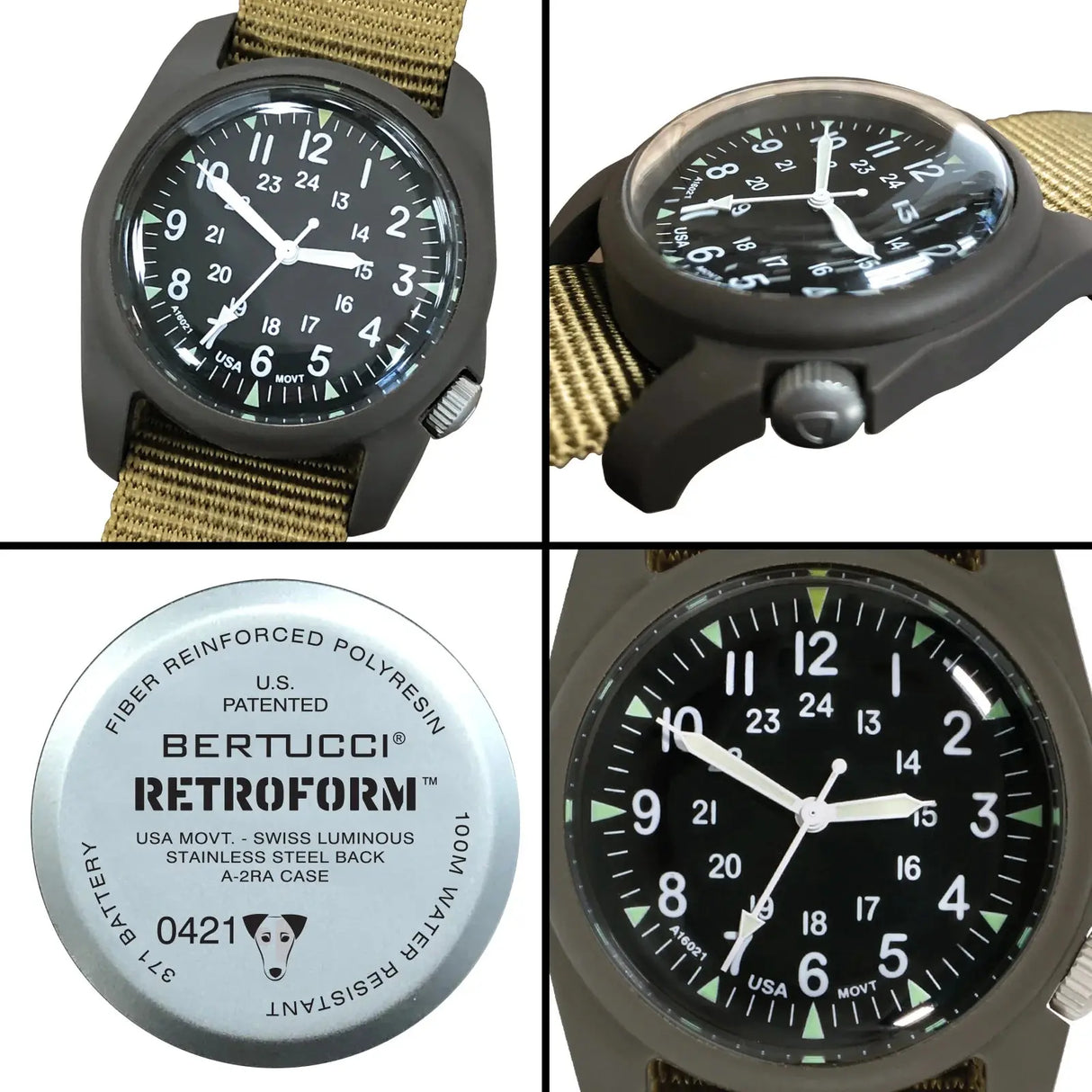 A-2RA RETROFORM™ Nylon Band Watch - MH Bertucci | MADE IN THE USA - The Woods Maine