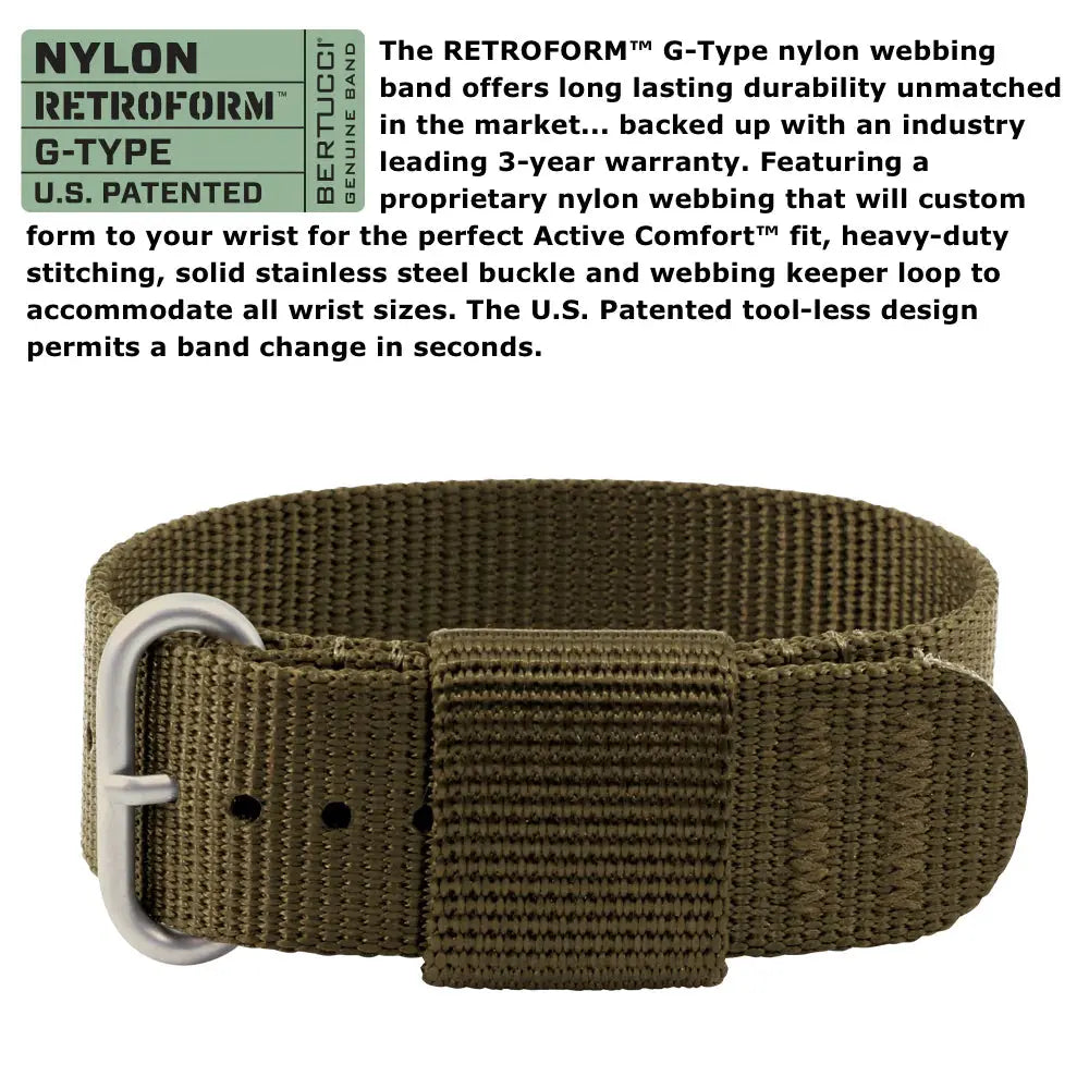 A-2RA RETROFORM™ Nylon Band Watch - MH Bertucci | MADE IN THE USA - The Woods Maine